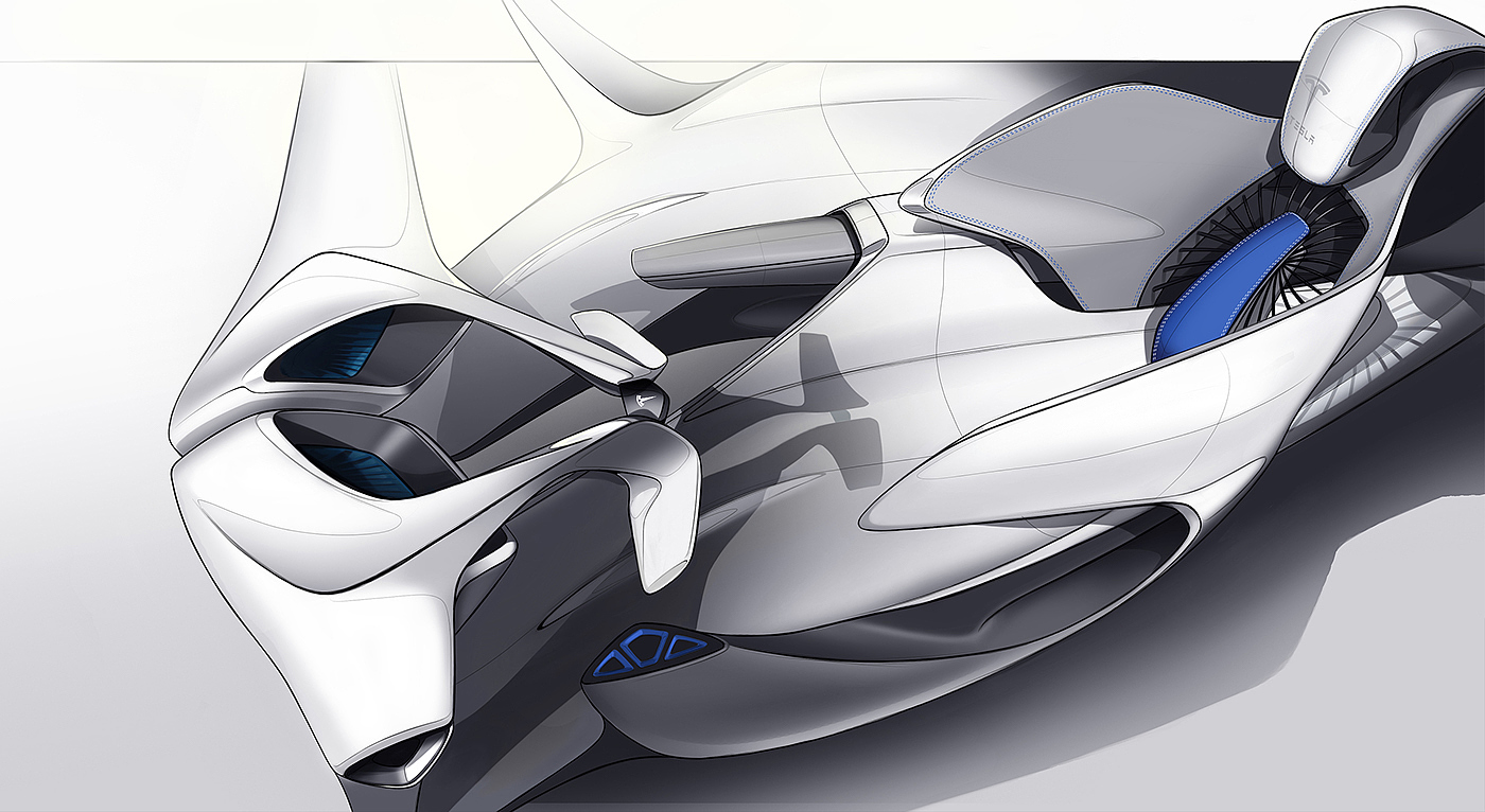 conceptual design，tesla，prospect，Automobile design，Tesla，